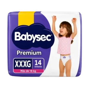 PAÑAL BABYSEC PREMIUM XXXG 14U