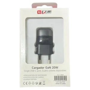 CARGADOR GaN 20W USB-C ZLC-15629