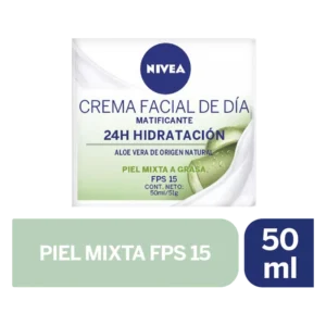 CREMA FACIAL NIVEA HIDRATANTE 24H MATIFICANTE 50ML
