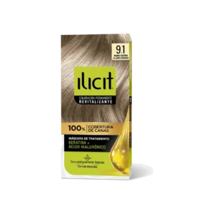TINTURA ILICIT 9.1 RUBIO EXTRA CLARO CENIZA