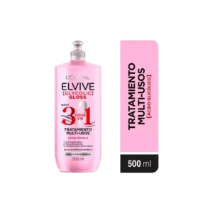 ELVIVE TRATAMIENTO MULTI USOS 3EN1 GLYCOLIC GLOSS 500ML