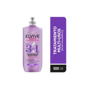 ELVIVE TRATAMIENTO MULTI USOS 3EN1 HIDRA HIALURONICO 500ML