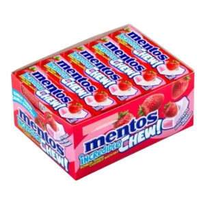 MENTOS INCREDIBLE CHEW FRESA 45G 20U (PXDP)