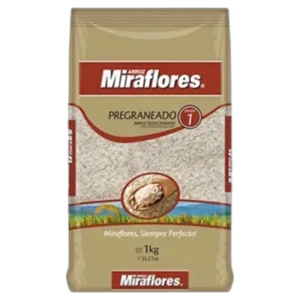 ARROZ MIRAFLORES G1 PRE GRANEADO 1KG