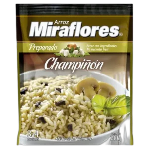 ARROZ PREPARADO MIRAFLORES CHAMPIÑON 210G