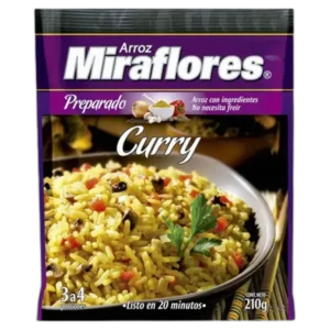 ARROZ PREPARADO MIRAFLORES CURRY 210G