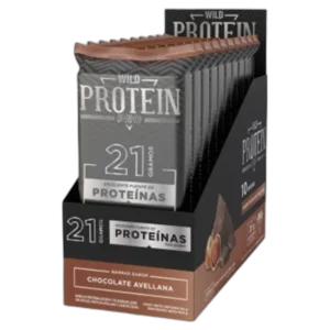 BARRA DE PROTEINA 21 GRAMOS WILD CHOCOLATE AVELLANA 60G 10U (PXDP)