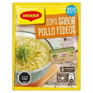 MAGGI SOPA POLLO FIDEOS 20X70G (PXDP)