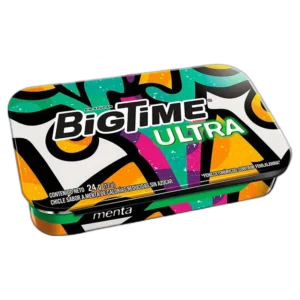 CHICLE BIGTIME POCKET MENTA BAJO EN CALORIAS 24G