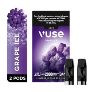 Vaporizador Vuse Pod Grape Ice 2K